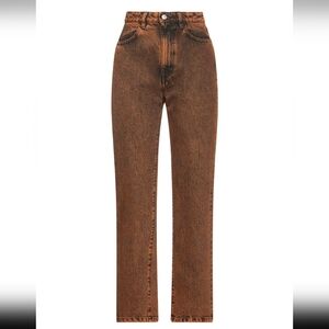 NWT Icon Demin acid wash burnt orange jeans